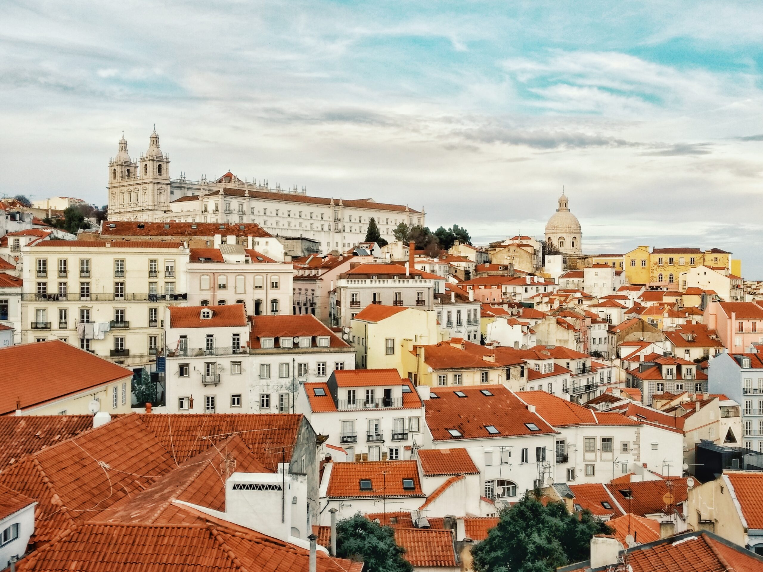 The red roofs of Lisbon