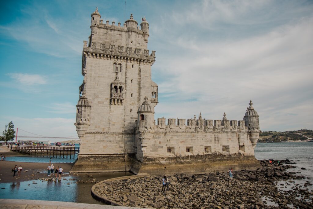 Belém Tower at low tide