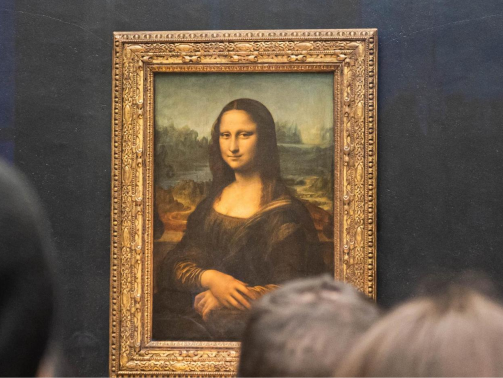Mona Lisa in the Louvre during an early access tour